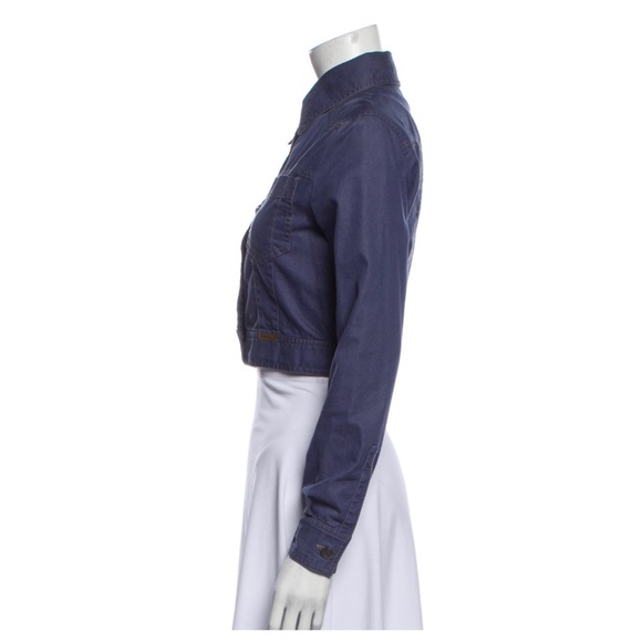 CHANEL 01A size 36 light weight DENIM JACKET - Picture 13 of 14